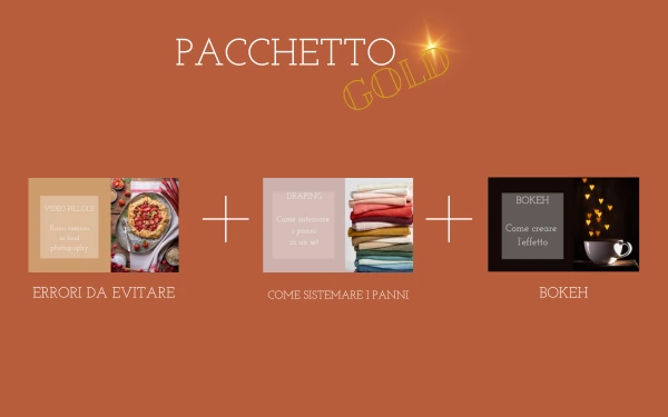 Pacchetto Corso Errori da evitare + Tutti i segreti del draping + Bokeh